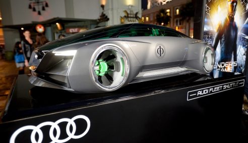 Audi imagine la voiture du futur pour le film “Enders game”