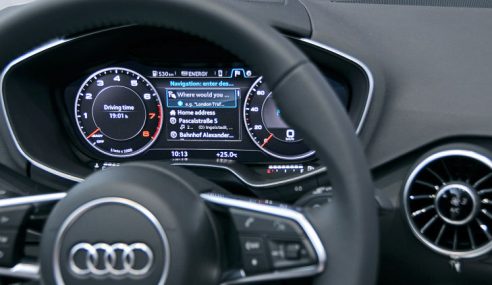 Démonstration du cockpit virtuel Audi