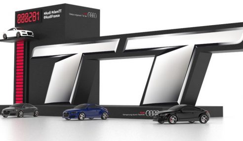 Audi lance un jeu inédit au Mondial de l’Automobile #Audi #dareTT