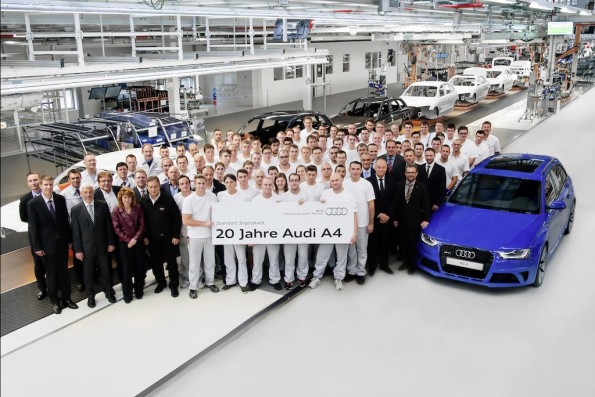 Produktionsjubilaeum: 20 Jahre Audi A4 am Standort Ingolstadt