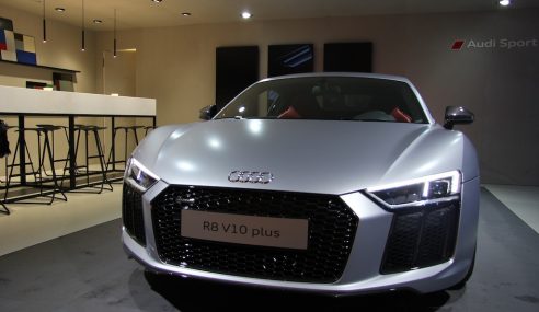Mondial de l’automobile 2016 : découverte de l’Audi R8 V10 plus