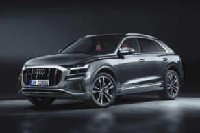 3/4 avant Audi SQ8 Studio