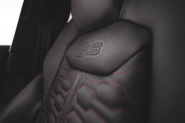 Détail sièges Audi RS Q8