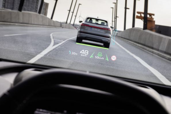 Audi Q4 e-tron - Affichage tête haute