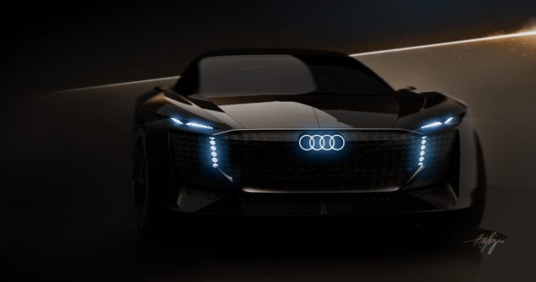 Audi skysphere concept - Signature lumineuse