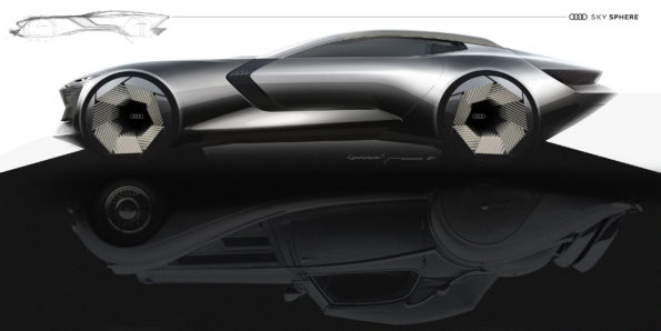 Audi skysphere concept - Croquis