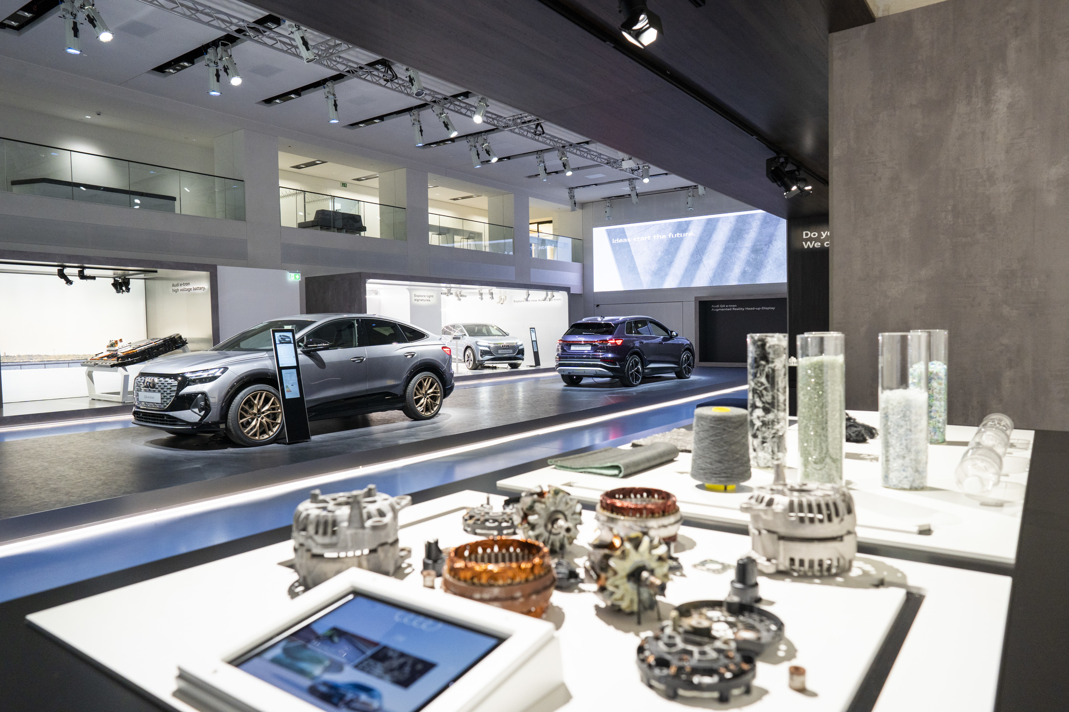 Exposition Audi au DRIVE. Volkswagen Group Forum