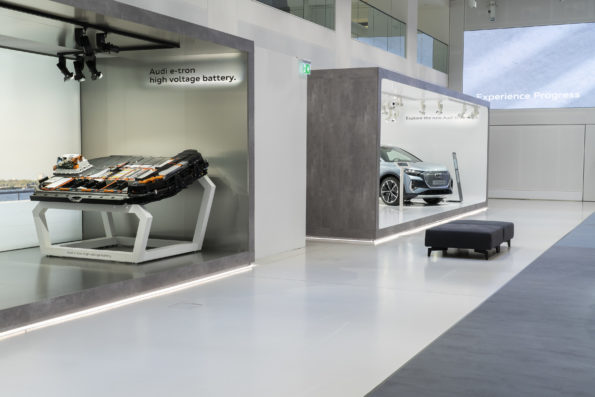 Exposition Audi au DRIVE. Volkswagen Group Forum