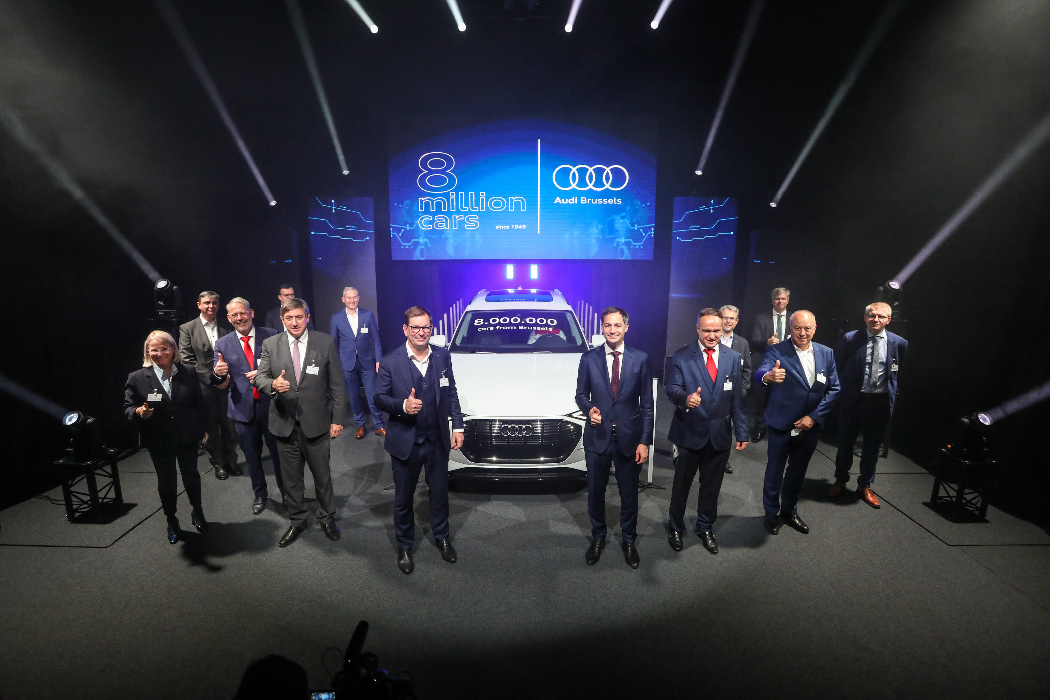 Audi Bruxelles - 8 millions de véhicules produits