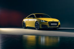 Audi TT RS - Nouvelle peinture mate Jaune Python