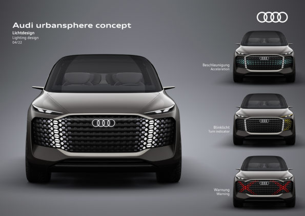 Audi Urbansphere Concept - Signature lumineuse