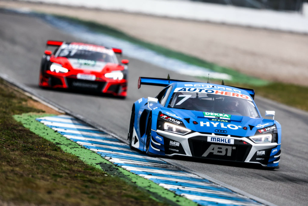 Audi R8 LMS #7 (Team ABT Sportsline), Ricardo Feller; Audi R8 LMS #51 (Team Rosberg), Nico Müller
