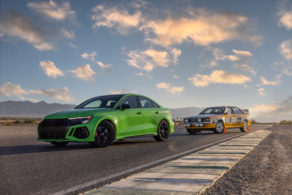 Audi RS 3 Berline et Audi quattro Rallye