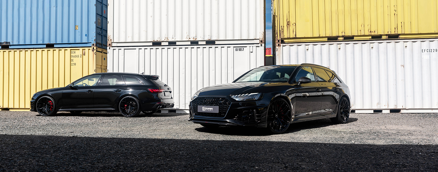 Audi RS4-X - Profil et 3/4 Avant